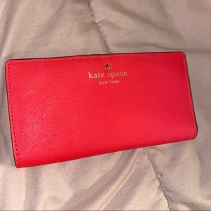 KATE SPADE Saffiano Laurel Way Stacy Wallet Used